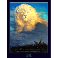 "Cecil" Print with Text